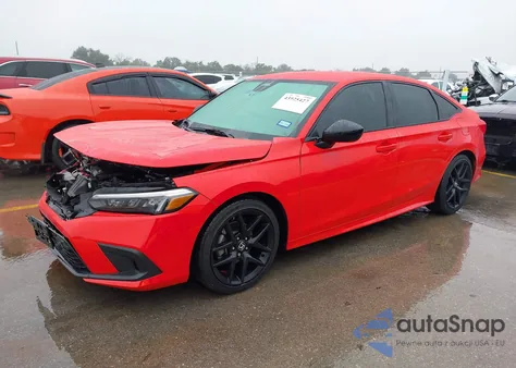 2024 Honda Civic Sport из США, поврежденный, VIN 2HGFE2F54RH502482